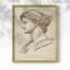 WXEN Series WOMEN Series - reproduction encadrée de qualité supérieure - prête à être accrochée - aucun clou requis-48014083-48014081
