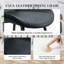 Chaise d'appoint en similicuir (ensemble de 4)-1091801514