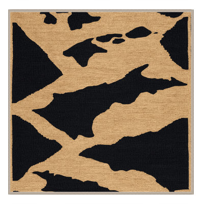 Washable Island Silhouettes Hawaiian Area Rug