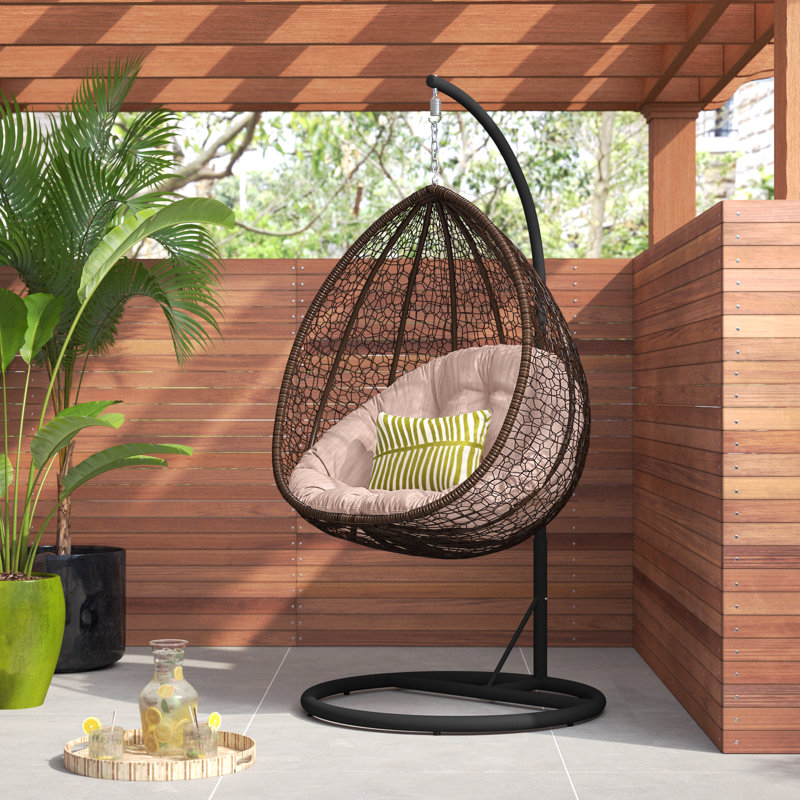 Balancelle avec support Roxbury, Beige