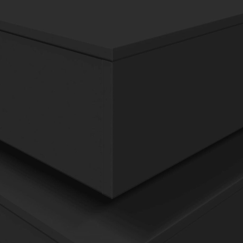 Calixtro Enclosed Coffee Table, Black