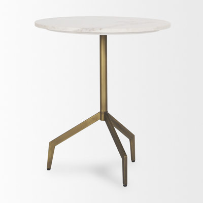 Arpiar Marble Top End Table