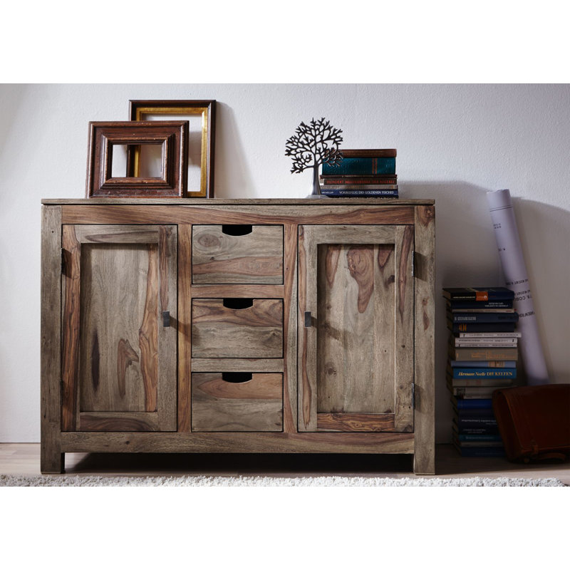 Nature 120cm Solid Wood Sideboard