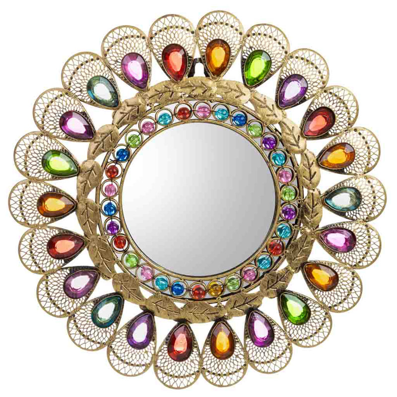 Halltown Acrylic Round Mirror