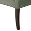 Banc de rangement Emerald Green - banc d'entrée Mid-Century avec siège relevable