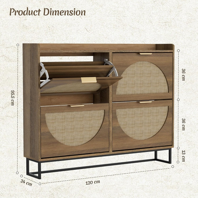 36 Pair Shoe Storage
