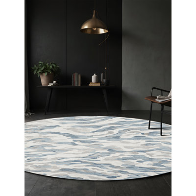 Silky Soft Plush Grey Area Rug