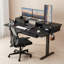 Bureau d'ordinateur à 4 tiroirs pour bureau à domicile Jeneffer-2098947639-2100198210