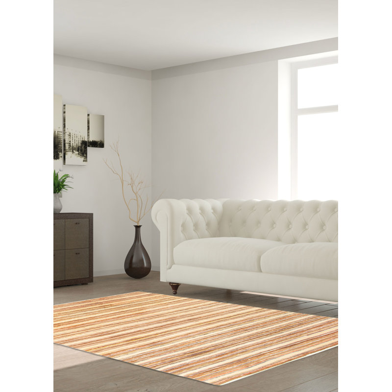Tapis kaki Finie Peshawar Ziegler 4 pi 1 po x 6 pi 0 po