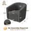 Fauteuil demi-tonneau pivotant-896247367