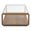 Gilbert Glass Cocktail Table