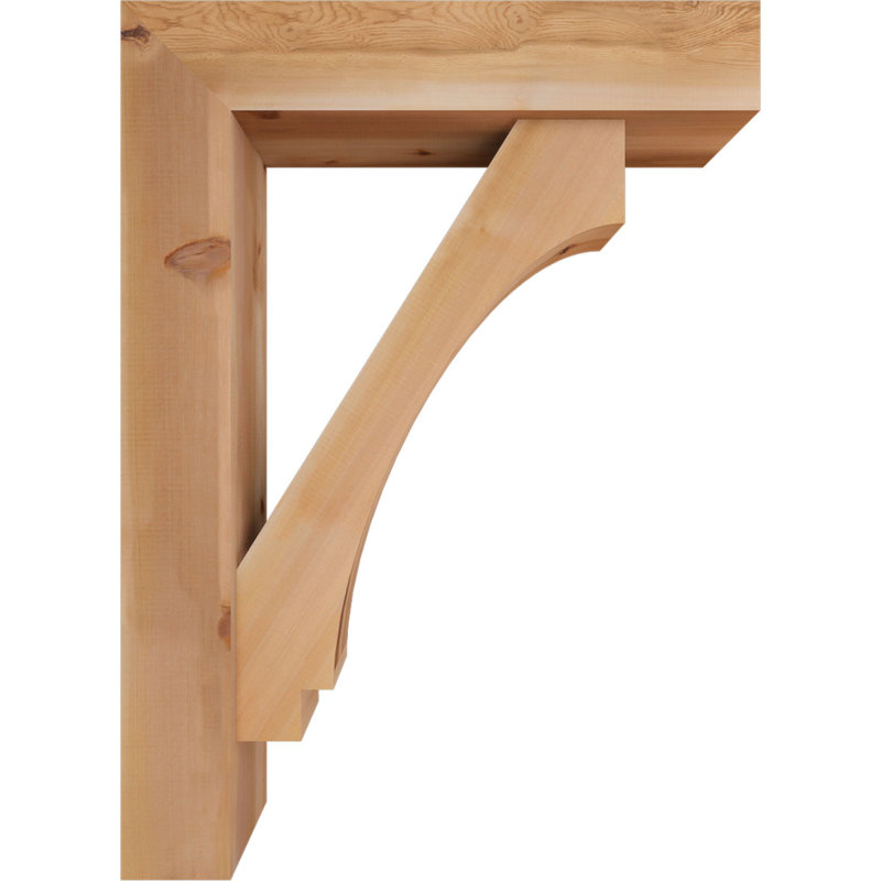 Support de bloc impérial avec entretoise décalée, 44 x 32, Cèdre rouge occidental de l 7 1/2 po (lisse)