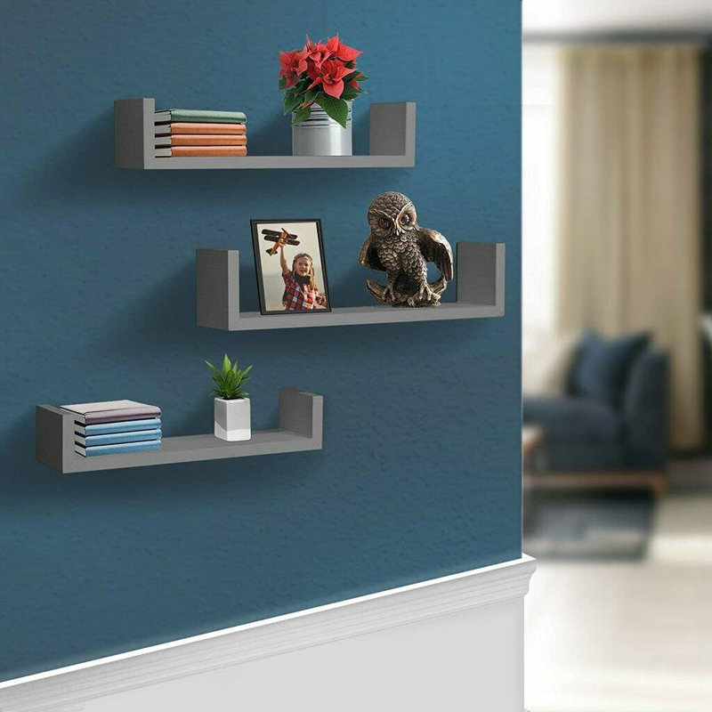 Floating Shelf, Gray