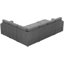 Canapé-lit modulaire coulissant avec repose-pieds Seybert-101956737