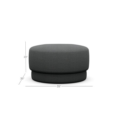 Cremini Medium Ottoman