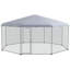 Grand poulailler en métal pour poulets, canards et lapins Pawhut