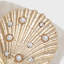 Shell Resin Napkin Rings, Set of 4
