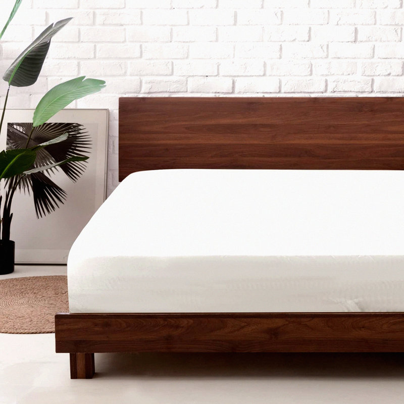 SilkyFit Full Size Fitted Sheet - Elastic Corner Straps, Deep Pocket, Slip-Resistant Ivory Bed Sheet - Luxe Comfort & Durability