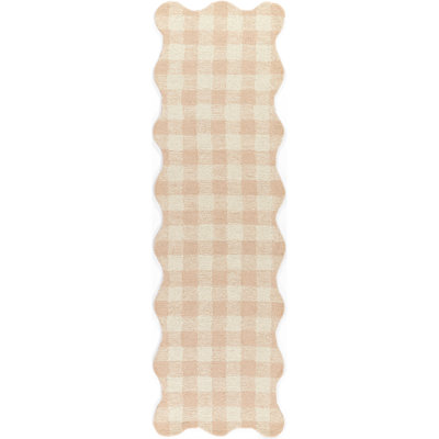 Tapis de couloir rose en laine touffeté à la main Momeni Lily 2 pi 3 po x 8 pi
