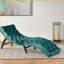 Chaise longue avec tissu en velours