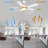Mikali 52'' Ceiling Fan with LED Lights