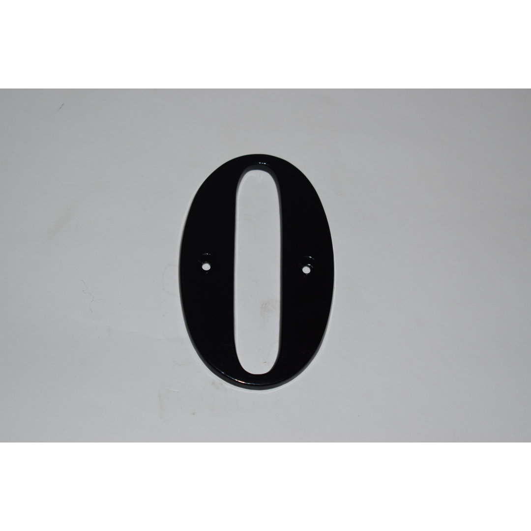 Dravin 14cm H Metal House Number