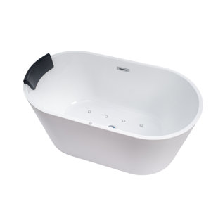 Bath Bliss White Whirlpool or Air Bath Pillows at