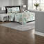 Ensembles de literie très confortables pour très grand lit, courtepointe en coton de style décoratif