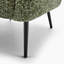 Villa Retro Upholstered Cocoon Tub Style Accent Armchair - Stylish Textured Fabric-1834975122