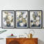 FLORAL Series DCLVII - Impression encadrée sur mesure de qualité supérieure - 3 pièces-334182056-334182062