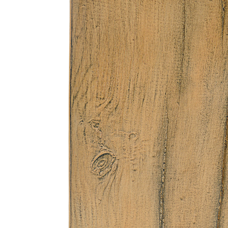 Indoor Outdoor Side Table, Natural, 33.77" H x 14.52" W x 14.52" D