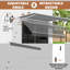 MEETWarm 8.2' x 6.5' Retractable Awning Canopy-98803661