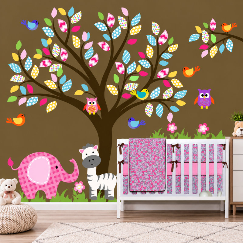 Non-Wall Damaging Wall Decal, Scheme A