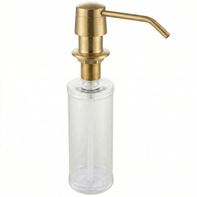 Brushed Steel 270Ml Integrated Kitchen Sink Soap Dispenser 846913C92E524F58B0E914FC155D0263