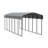 Galvanized Steel Carport, 10X29X9-90469249