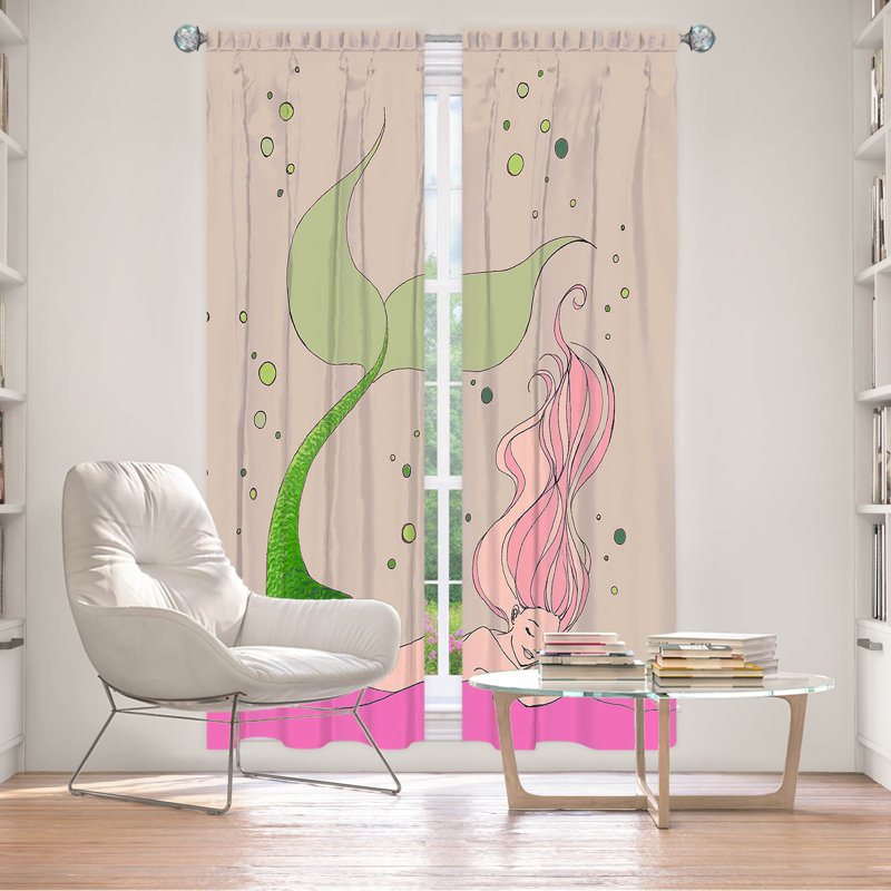 Room Darkening Curtain Pair, 20" W x 52" L, Gray