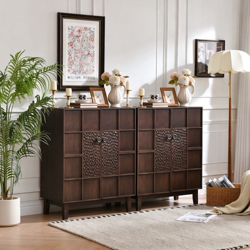  Armoire d'appoint Mid-Century moderne 37,6 po Fienley