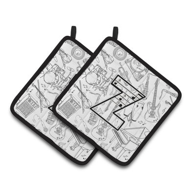Note de musique Potholder
