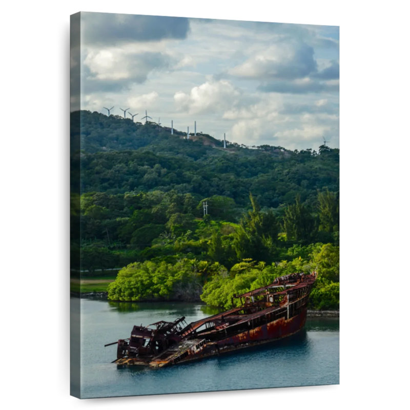 Mehar Honduras Shipwreck, 36" H x 24" W