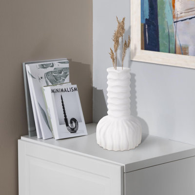 Hammontree Herring Bulbous Abstract Vase- Tall