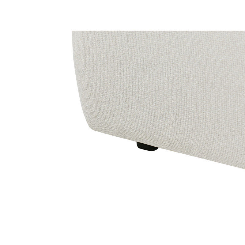 Charel Sofa, White Fabric