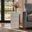 60cm Modern Grid-Tiled Square End Table-525681344