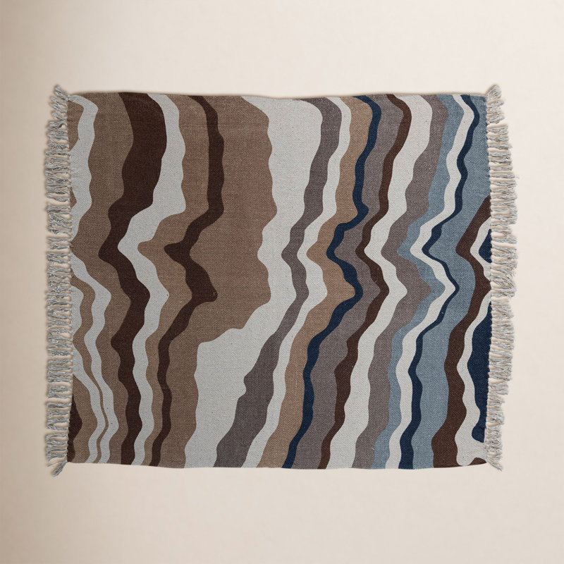 Canary Hand Woven Throw Blanket