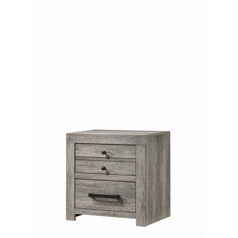 Table de chevet à 2 tiroirs 1pc