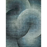 Mitomo Handmade Wool/Bamboo Silk Sea Green Area Rug