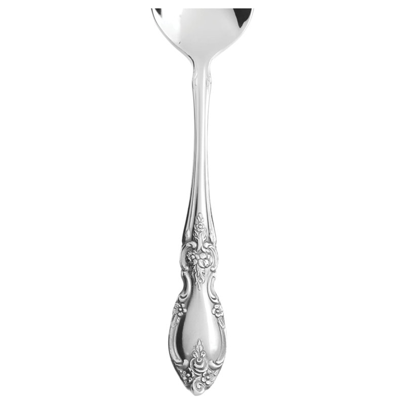 Ensemble de 4 cuillères à café fines en acier inoxydable Oneida Louisiana 18/8, argent