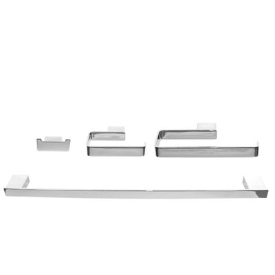 Ensemble de quincaillerie de salle de bain 4 pièces Leverette