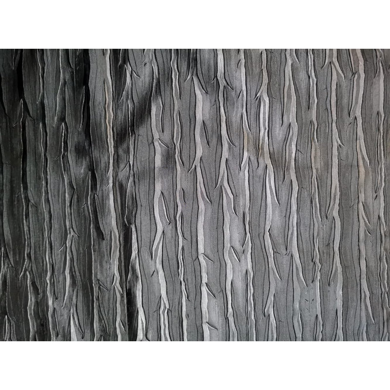Panneau de rideau simple obscurcissant avec œillets Edgecombe, Noir, l 50 po x L 98 po