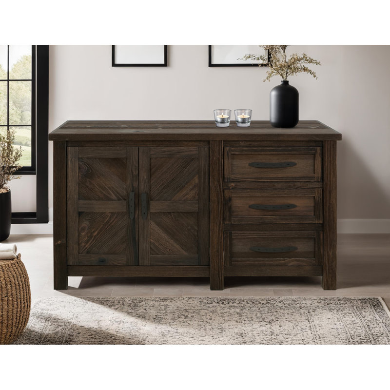 3 Drawer, 2 Door, Buffet