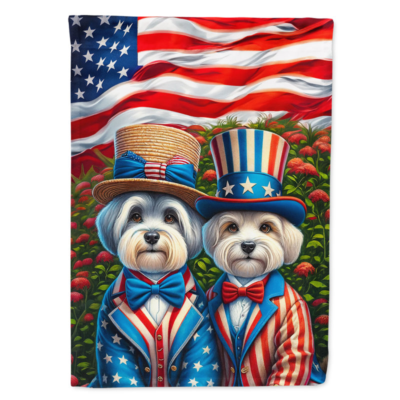 Drapeau «All American House», Terrier Dandie Dinmont